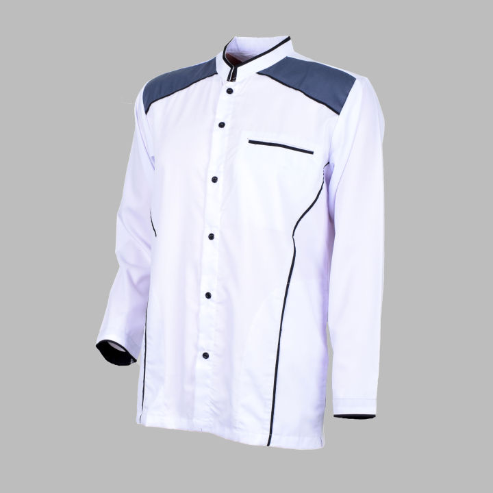 Baju Putih Lengan Panjang